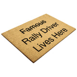 "Famous" Rally Driver Doormat