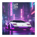 Retro Lamborghini Countach Poster