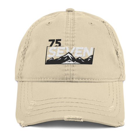 75Seven - Distressed Dad Hat