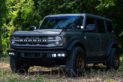 Stage Series Fog Pocket Kit for 2021-2023 Ford Bronco (w/ Steel Bumper)