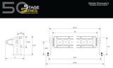 SS50 Stage Series 50" White Light Bar