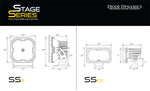 Stage Series LED Ditch Light Kit for 2021-2023 Ford Bronco Sport